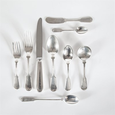 Lot 1352 - American Sterling Silver Flatware Service...