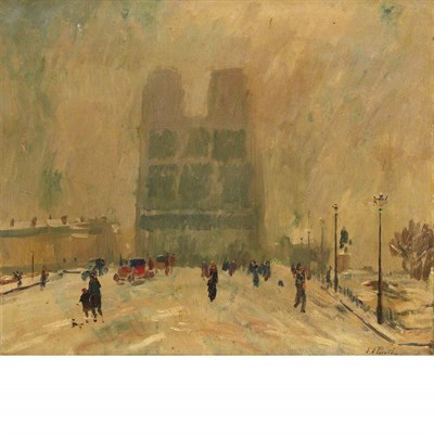 Lot 35 - Elie Anatole Pavil Ukrainian, 1873-1948 Notre...