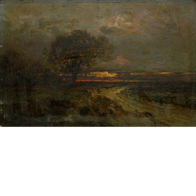 Lot 20 - Alexandre Rene Veron French, 1826-1897 Sunset...