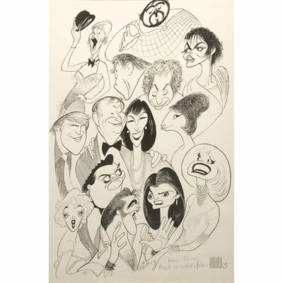 Lot 118A - Al Hirshfeld [IMAGES OF SOCIETY] Offset...