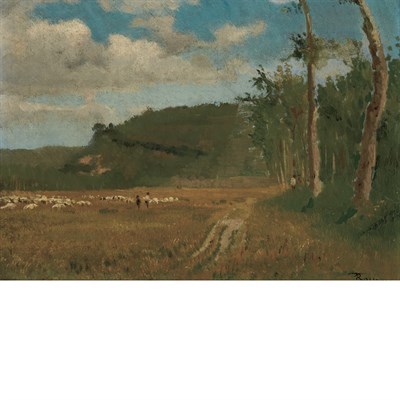 Lot 21 - Federico Rossano Italian, 1835-1912 Landscape...