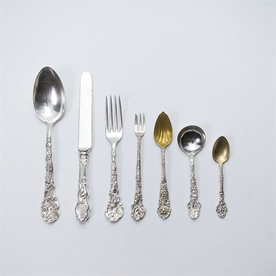 Lot 1307 - Assembled Gorham Sterling Silver Luncheon...