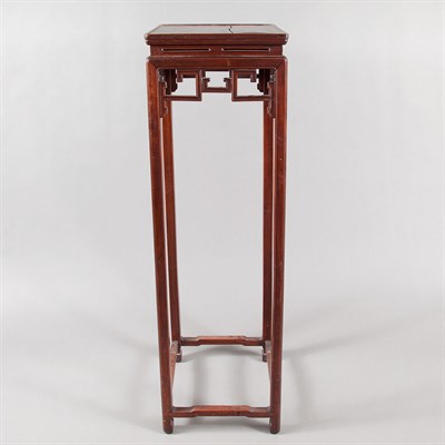 Lot 607 - Chinese Huanghuali Tall Table 19th Century The...