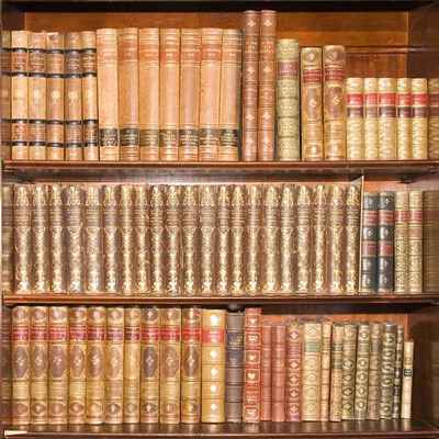 Lot 1177 - [FINE BINDINGS] Group of approximately seventy...