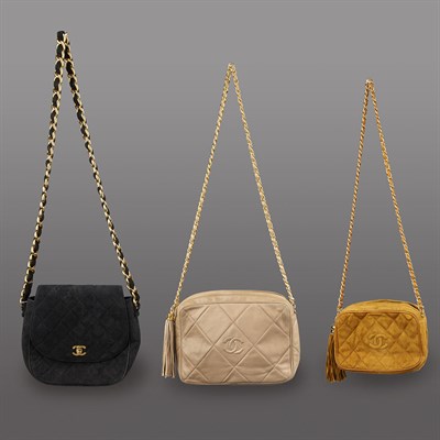 Lot 1624 - Group of Three Chanel Bags Comprising an...