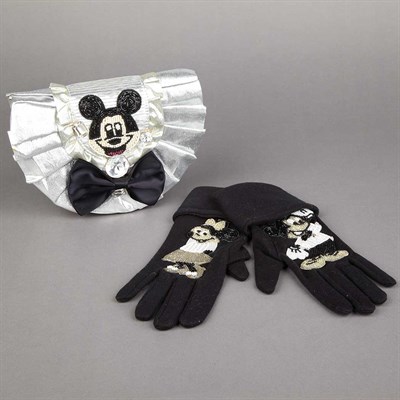 Lot 1626 - Mickey Mouse Clutch and Gloves Wendy Gell