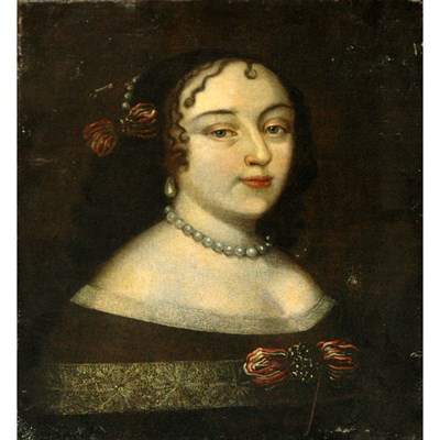 Lot 18 - Spanish School 17th Century Portrait of a Lady...