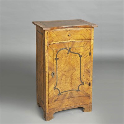 Lot 1189 - Continental Neoclassical Style Fruitwood Side...