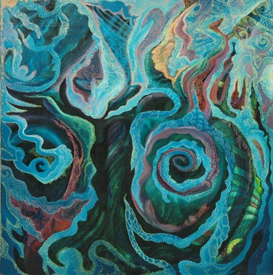 Lot 56 - L. A. Garner 20th Century Abstract Pointillist,...