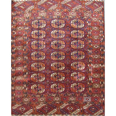 Lot 606 - Tekke Rug West Turkestan, circa 1900 Three...