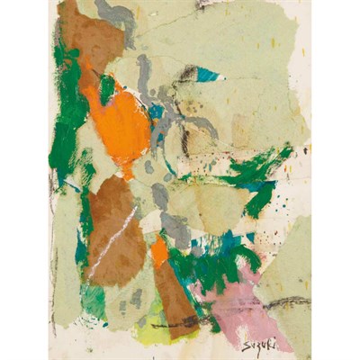 Lot 42 - James Suzuki American, b. 1933 Fern Hill, 1960...