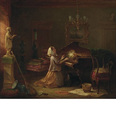 Lot 34 - Louis Lang American, 1814-1893 A Hidden Talent,...