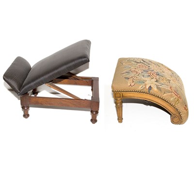 Lot 1453 - Two Victorian Gout Stools