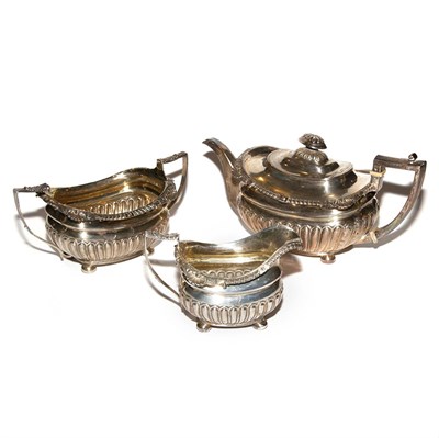 Lot 280 - George III Silver Coffee Service Rebecca Eames...