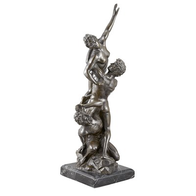 Lot 163 - Continental Bronze Figural Group Of the Rape...