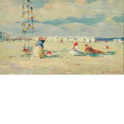Lot 28 - Andre Chalet French, b. 1954 Beach Flags...