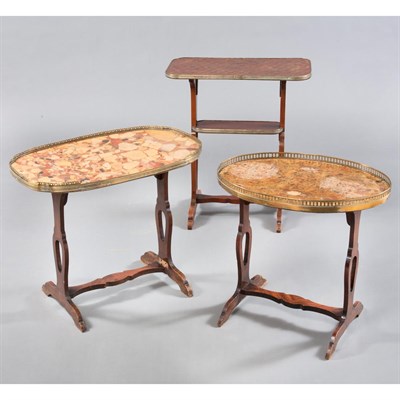 Lot 121 - Group of Three Louis XVI Style Metal Mounted...