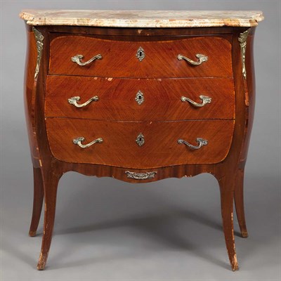 Lot 185 - Transitional Louis XV/XVI Style Brass Mounted...