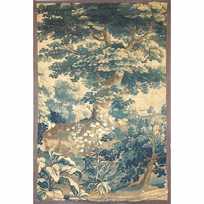 Lot 521 - Flemish Verdue Tapestry Panel Belgium, 18th...