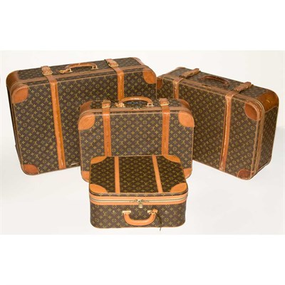Lot 202 - Group of Four Louis Vuitton Style Soft Case...