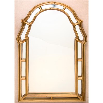 Lot 529 - French Style Gold Painted Mirror Height 42...
