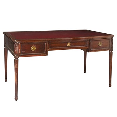 Lot 354 - Louis XVI Style Mahogany Writing Table Height...