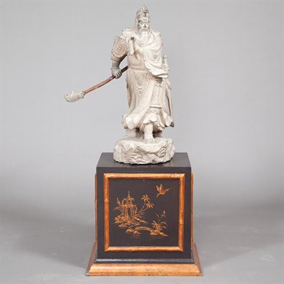 Lot 594 - Japanese Composition Figure of a Warrior...