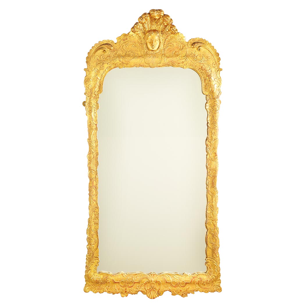 Lot 212 - George II Gilt-Wood Mirror 18th/19th Century...
