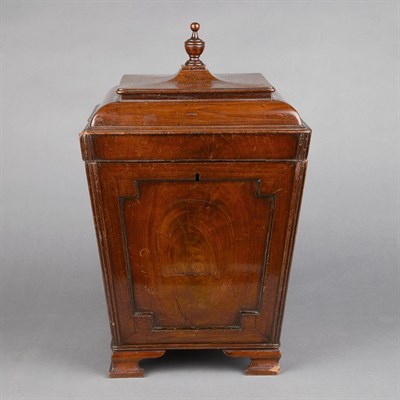 Lot 487 - Regency Mahogany Knife Box Height 18 inches.
