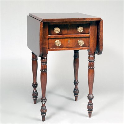 Lot 200 - Classical Mahogany Work Table Height 29 inches,...