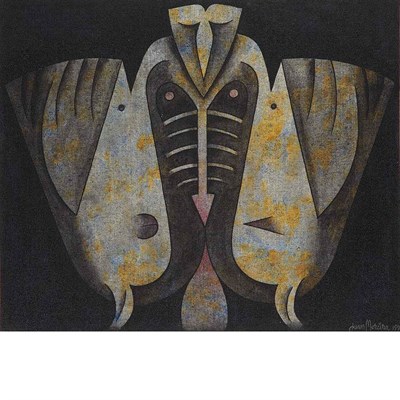 Lot 74 - Juan Moreira Cuban, b. 1938 Simbiosis, 1993...
