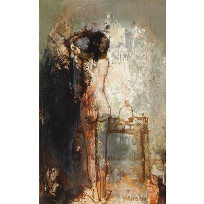 Lot 67 - Jean Jansem French, b. 1920 After the Bath...