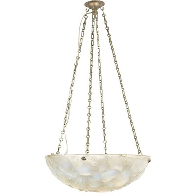 Lot 351 - R. Lalique Molded Opalescent Glass Lausanne...