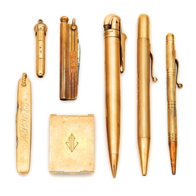 Lot 897 - Group of Gold and Gold-Filled Items