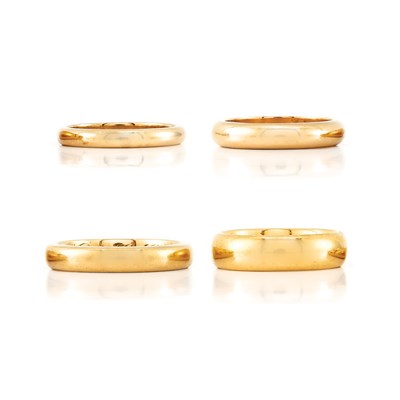 Lot 881 - Group of Gold Rings and Antique Carnelian Seal Ring