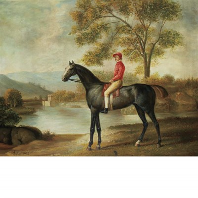 Lot 252 - 20th Century School Horse with Jockey Up...