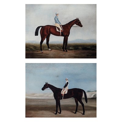 Lot 255 - 20th Century School Horses with Jockey Up: Two...