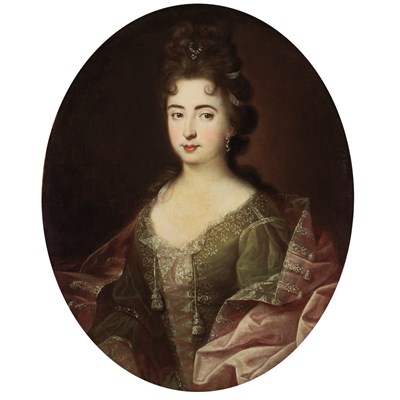 Lot 211 - Circle of Jean Francois De Troy Portrait of a...