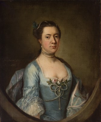 Lot 55 - Attributed to Jeremiah Barrett Miss L'Estrange...