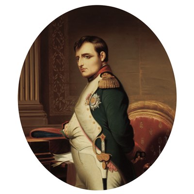 Lot 244 - After Paul Delaroche Portrait of Napoleon I...