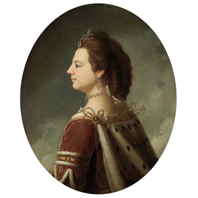 Lot 235 - Circle of Francis Cotes Portrait of Lady, said...