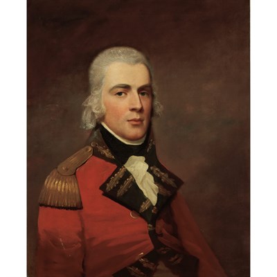 Lot 230 - Follower of Sir Henry Raeburn Portrait of a...