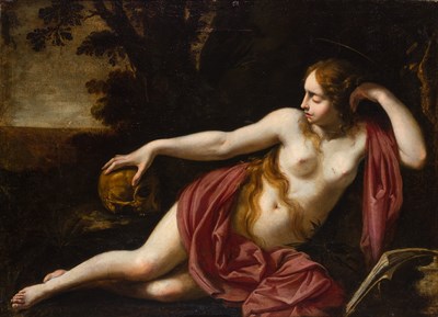 Lot 30 - Attributed to Francesco Furini Penitent...