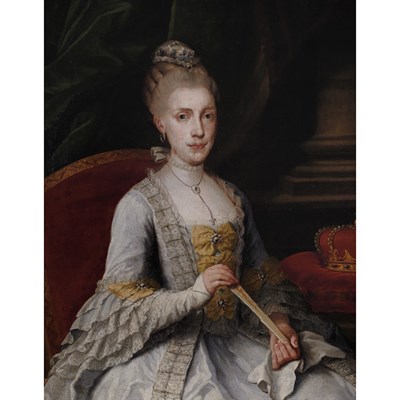 Lot 217 - French School 18th Century Portrait of a Lady,...