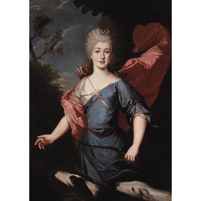 Lot 218 - Circle of Michael Dahl Portrait of a Lady as...