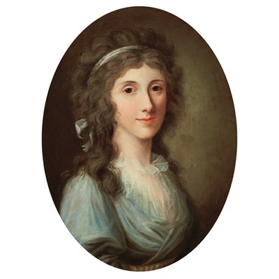 Lot 222 - Circle of Sir Joshua Reynolds Portrait of a...