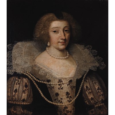 Lot 207 - Attributed to Ferdinand Elle Portrait of Marie...