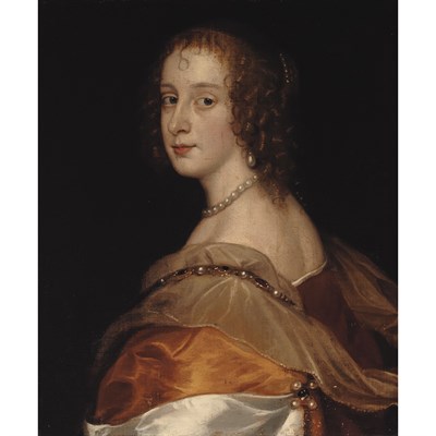 Lot 202 - School of Sir Anthony Van Dyck Portrait of a...