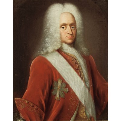 Lot 215 - German School 18th Century Portrait of a...