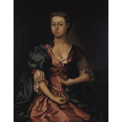 Lot 203 - English School 17th Century Portrait of a Lady...